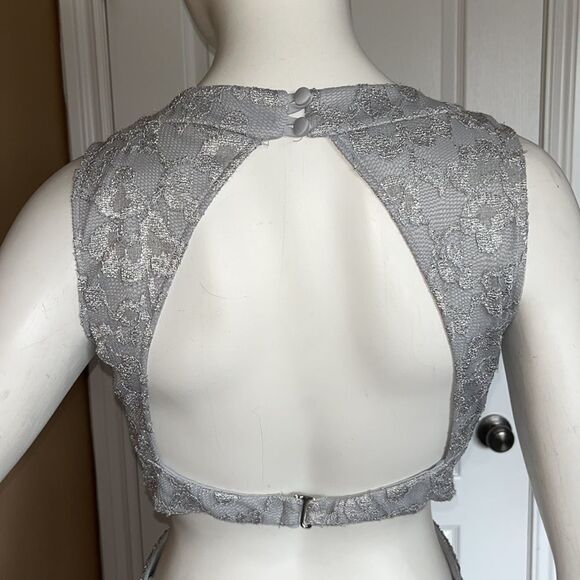 Grey long dress /Size L - Picture 9 of 12